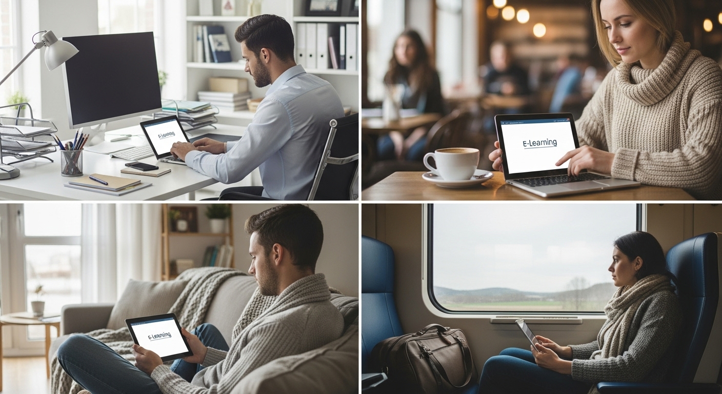 Learn Regardless of Location and Time