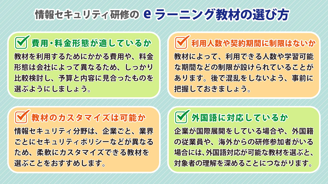 How to Choose E-Learning Materials for Information Security Training